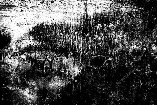 Abstract art representing black metal atmosphere
